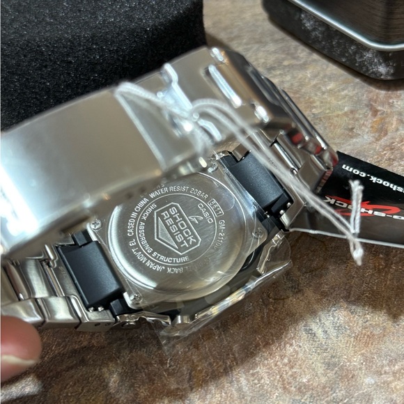 Casio G-Shock Vibrant Orange and Silver Watch - Picture 9 of 11